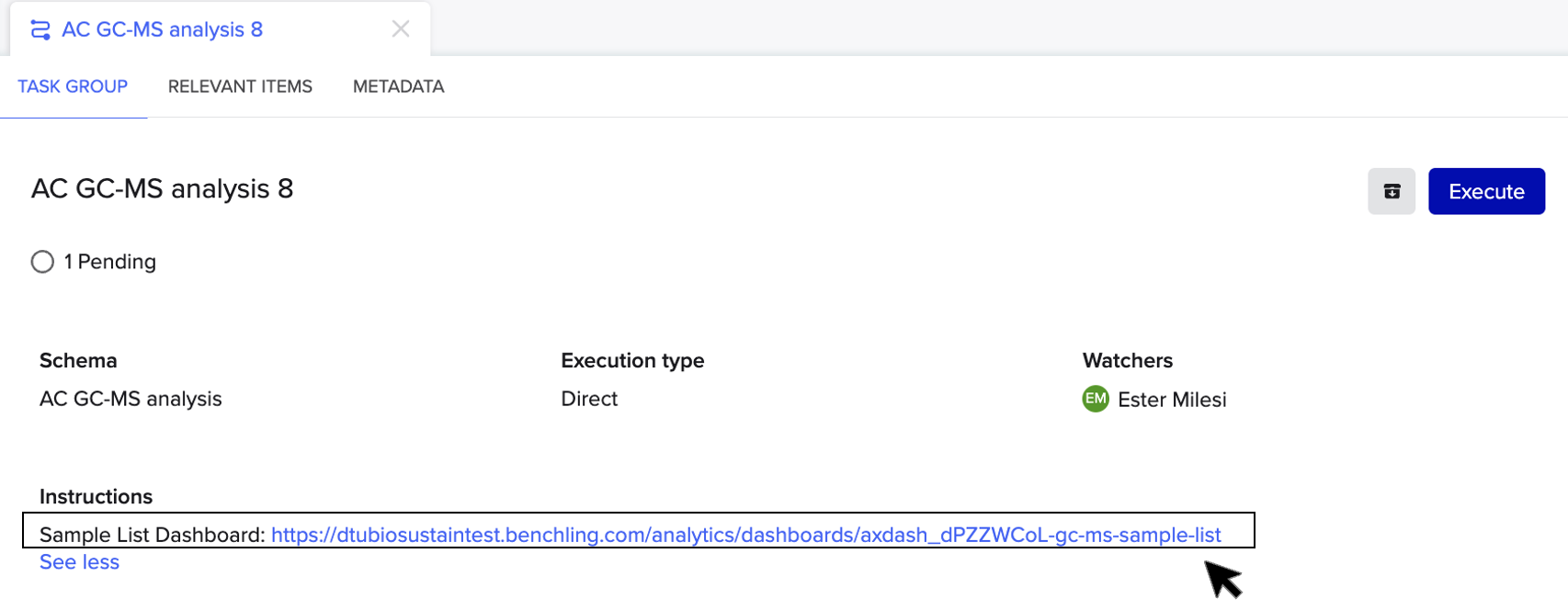 example of a workflow
