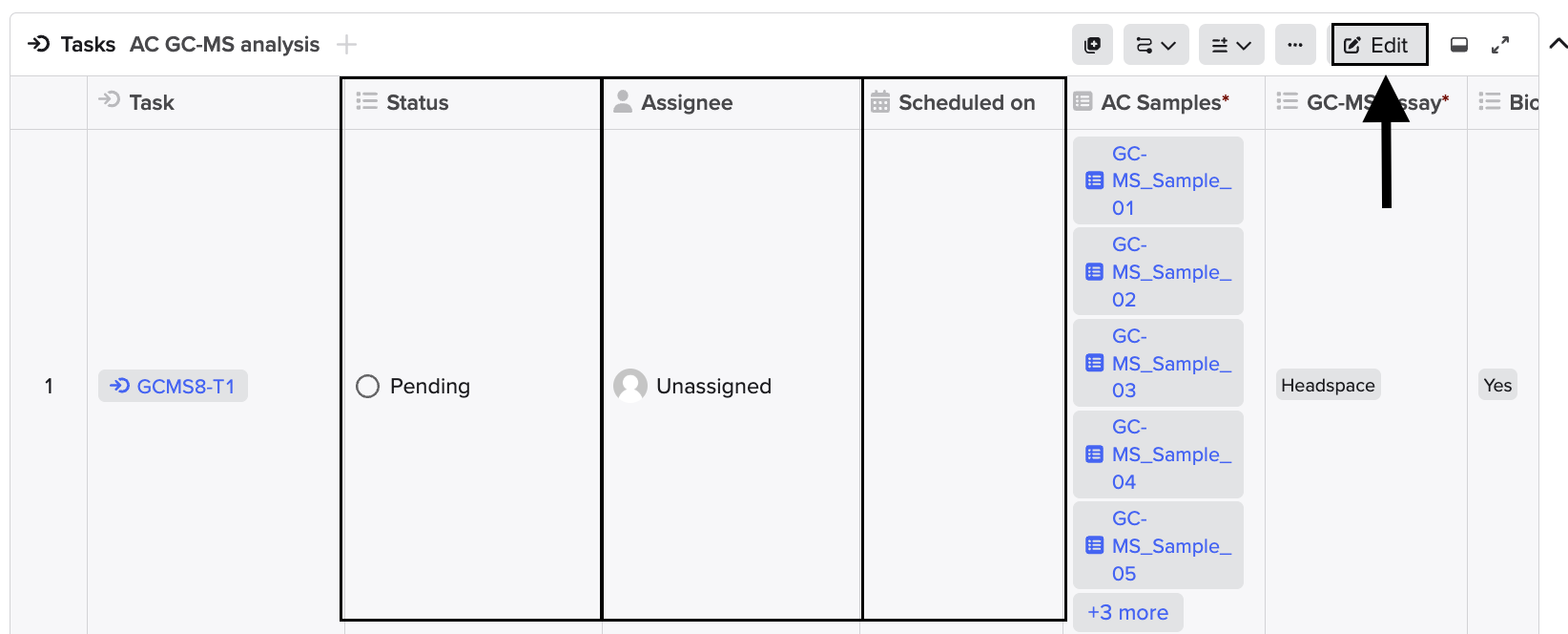 update the status of the workflow